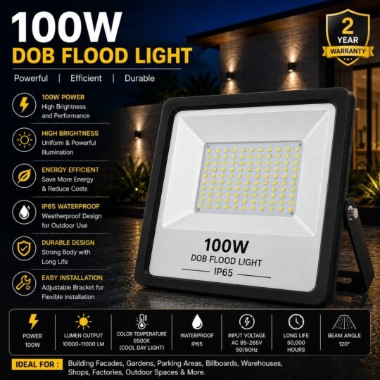 100W DOB Flood Light