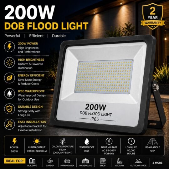200 DOB Flood Light